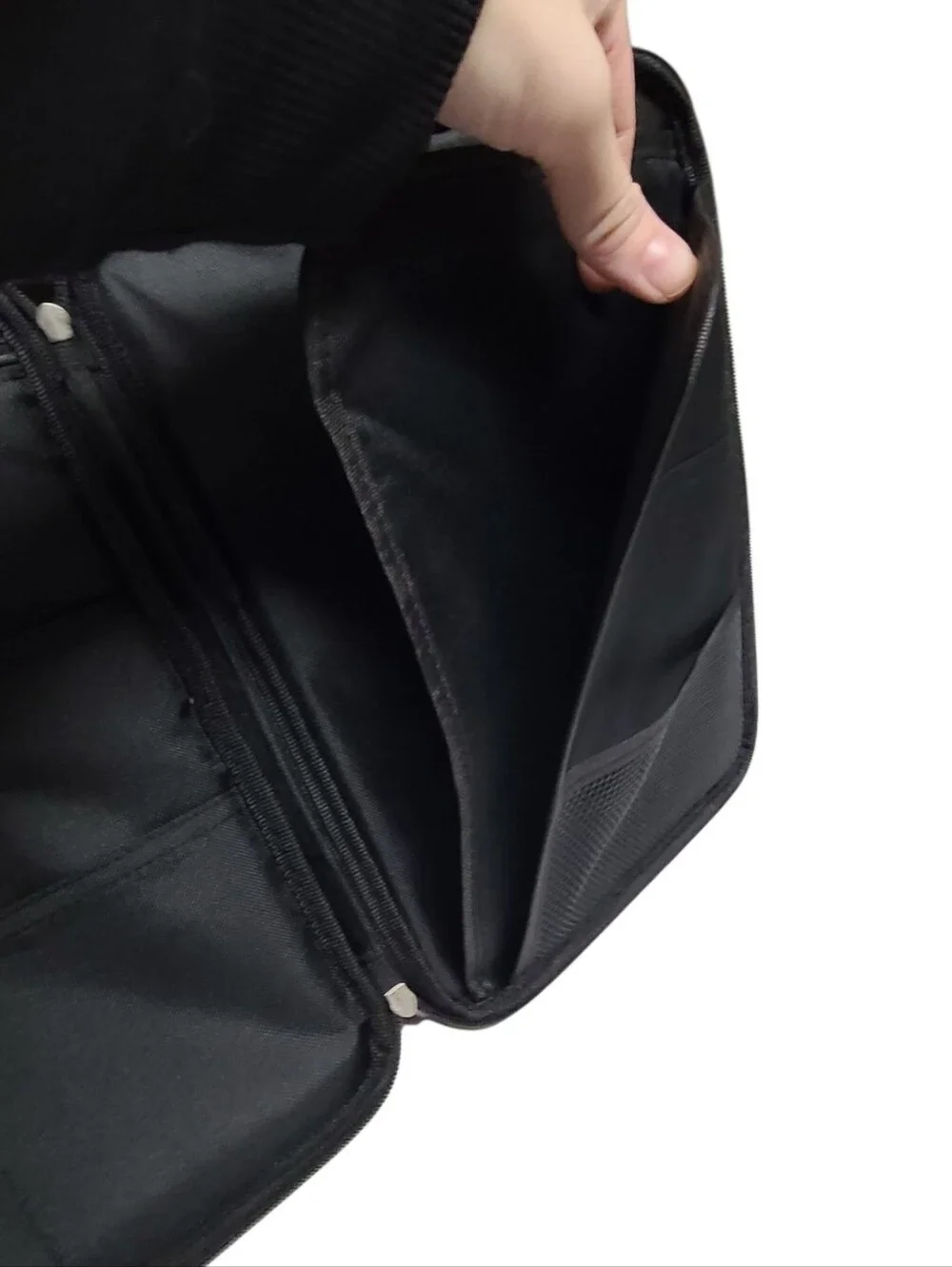 Black & White  Protective Zippered Carrying Case Sleeve with Handle Bag